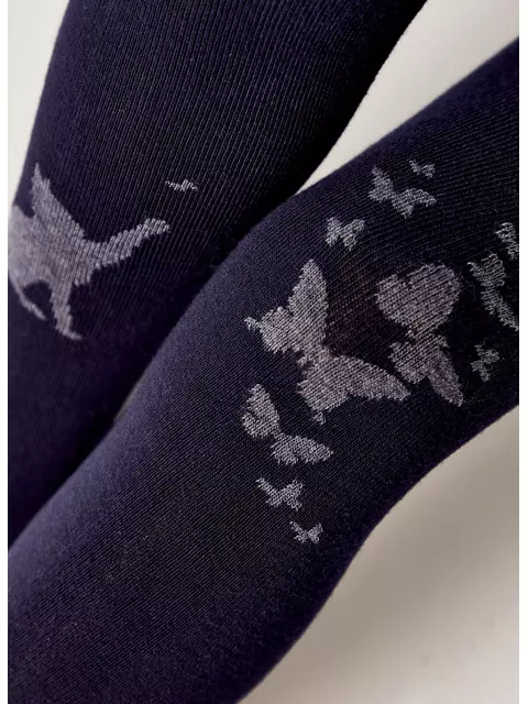 Колготки детские (рисунок) school 3280 брестские 1012 темно-синий, 14С3280, 152-158 (23), БРЕСТСКИЕ,  - 2