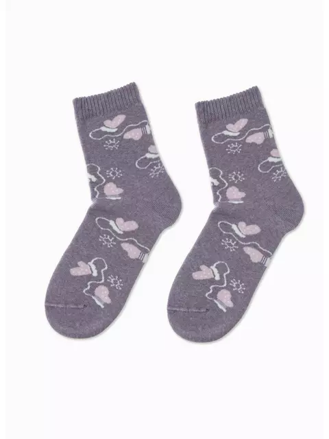 Носки женские махровые arctic 1408 брестские 601 бл.сиреневый меланж, 15С1408, 36-37 (23), БРЕСТСКИЕ,  - 3