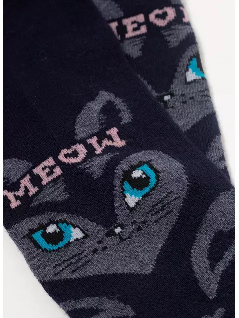 Колготки детские (рисунок) school​ 3280 брестские 1011 темно-синий, 14С3280, 116-122 (18), БРЕСТСКИЕ,  - 5