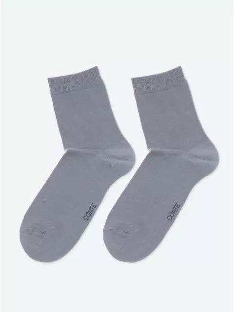Классические женские носки из хлопка 3dsocks 000 серый, 24С-2СП, 36-38 (23-25), CONTE ELEGANT,  - 2