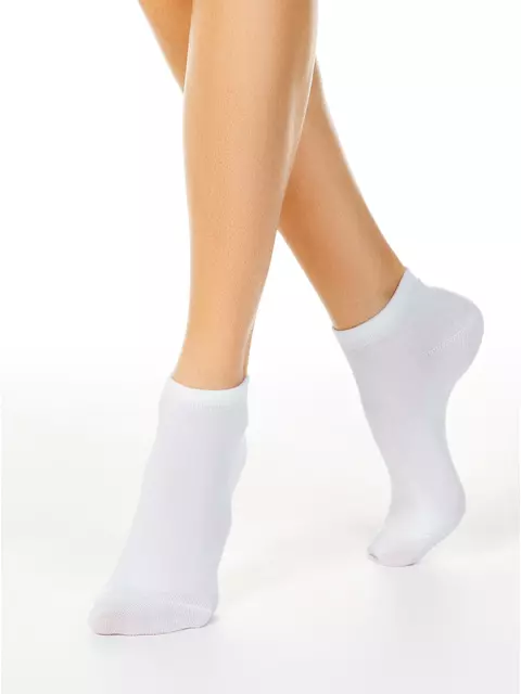 Короткие женские спортивные носки из хлопка 3dsocks 000 белый, 24С-3СП, 36-38 (23-25), CONTE ELEGANT,  - 1
