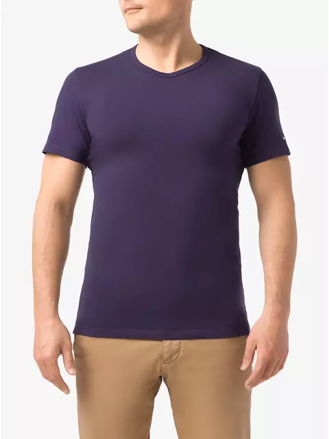 Футболка мужская diwari basic mf 310-10 темно-лиловый, 10С-391ФСП, 170,176-92/S, DIWARI,  - 3