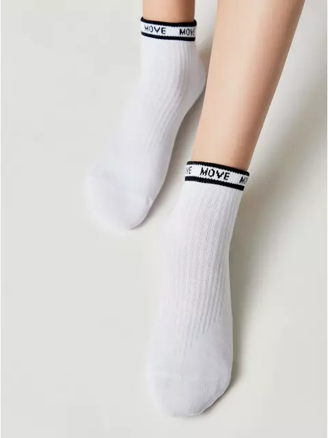 Носки детские (короткие) active 580 белый-черный, 13С-34СП, 20, CONTE-KIDS,  - 3