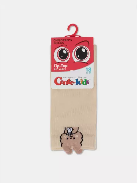Носки детские (с пикотом) tip-top 969 бежевый, 23С-110СП, 16, CONTE-KIDS,  - 6