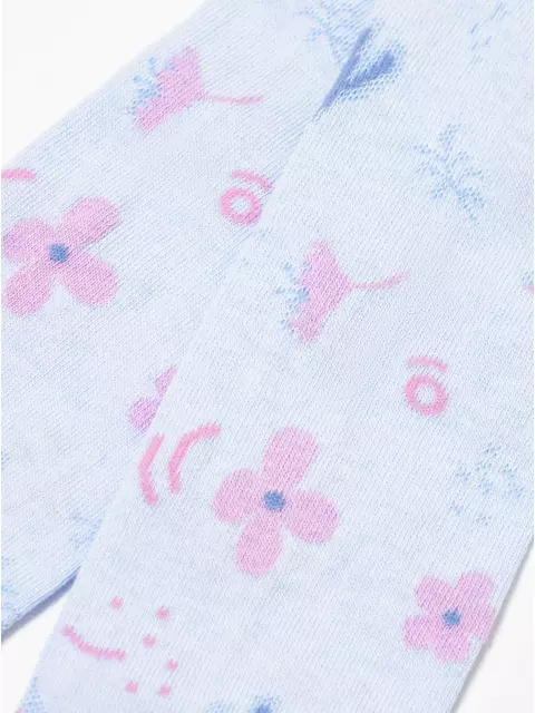 Колготки детские хлопковые tip-top 675 голубой, 4С-03СП, 92-98 (14), CONTE-KIDS,  - 4