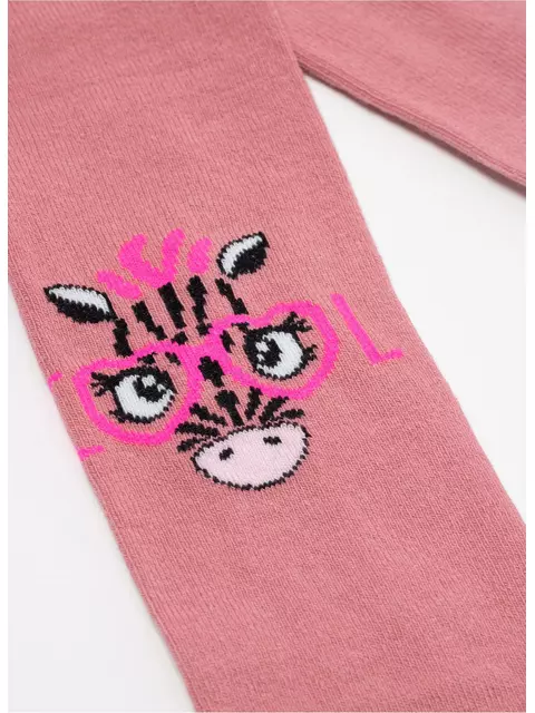 Колготки детские (рисунок) kids 3280 брестские 1004 т.персик, 14С3280, 92-98 (14), БРЕСТСКИЕ,  - 5