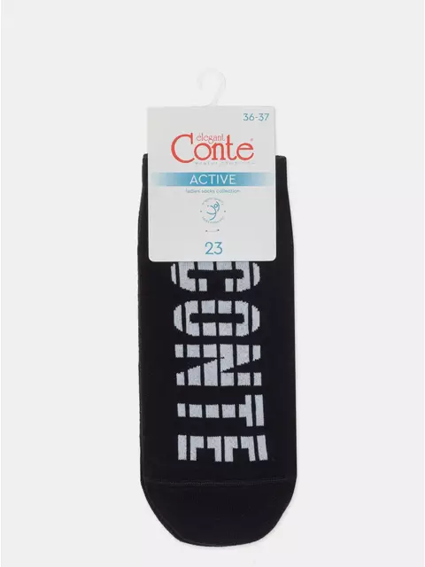 Носки женские короткие active 574 черный, 23С-111СП, 36-37 (23), CONTE ELEGANT,  - 9