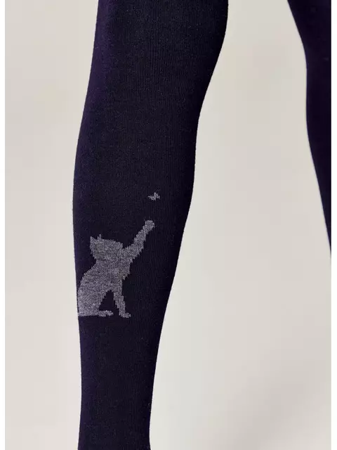 Колготки детские (рисунок) school 3280 брестские 1012 темно-синий, 14С3280, 152-158 (23), БРЕСТСКИЕ,  - 5
