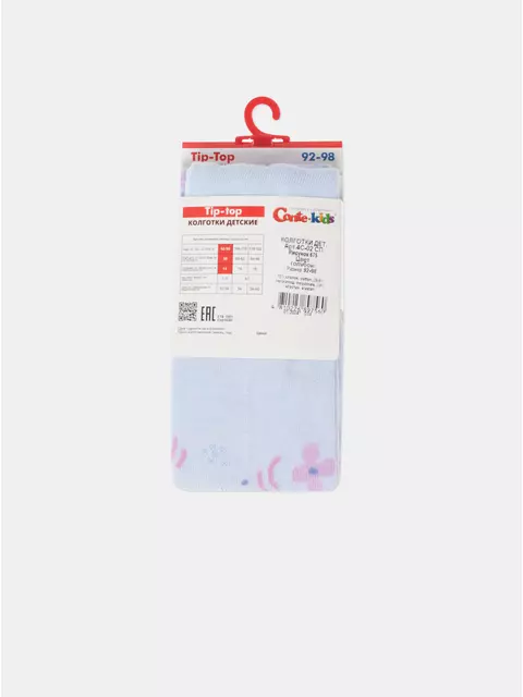 Колготки детские хлопковые tip-top 675 голубой, 4С-03СП, 92-98 (14), CONTE-KIDS,  - 8