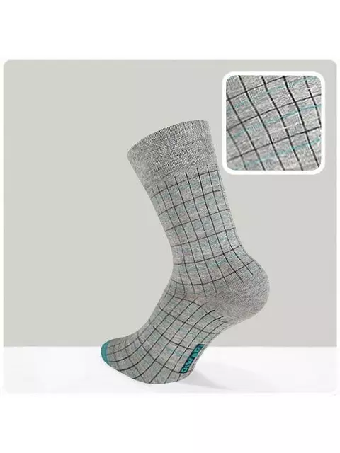 Носки мужские diwari happy 036 серый-бирюза, 15С-23СП, 40-41 (25), DIWARI,  - 2