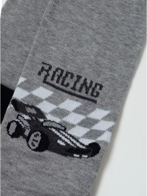 Колготки детские хлопковые tip-top 670 серый, 4С-03СП, 92-98 (14), CONTE-KIDS,  - 4