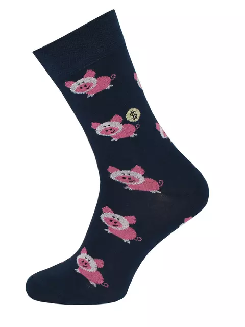 Носки мужские в банке (новый год) classic 2128в брестские 152 синий, 17С2128В, 40-41 (25), БРЕСТСКИЕ,  - 2