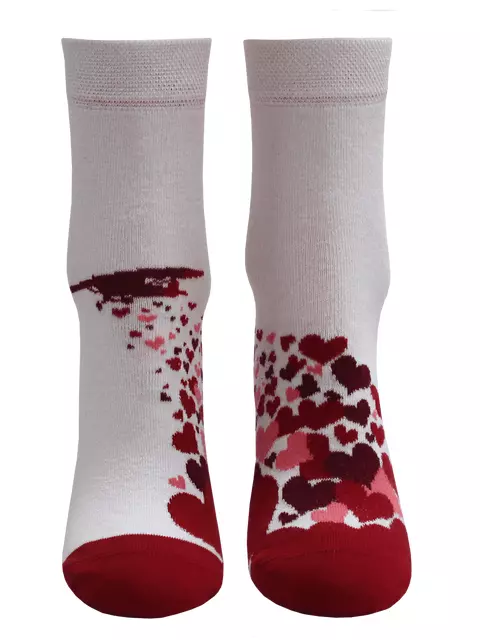 Носки женские средней длины (в банке) 1102b брестские 200 белый, 16С1102В, 36-37 (23), БРЕСТСКИЕ,  - 2