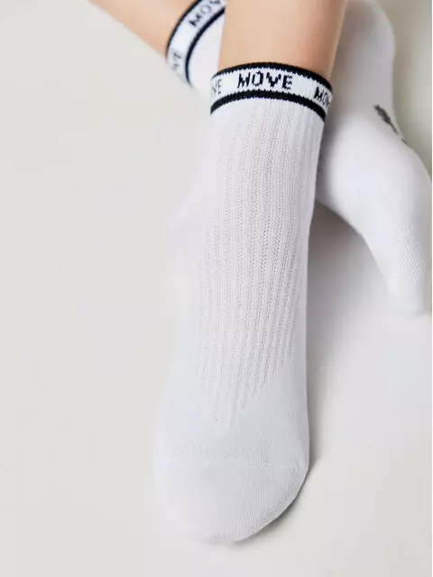 Носки детские (короткие) active 580 белый-черный, 13С-34СП, 20, CONTE-KIDS,  - 2