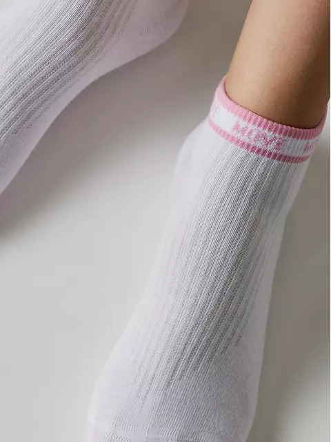 Носки детские (короткие) active 580 белый-розовый, 13С-34СП, 24, CONTE-KIDS,  - 3
