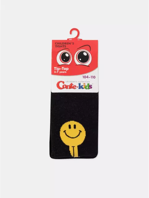 Колготки детские хлопковые tip-top 683 черный, 4С-03СП, 92-98 (14), CONTE-KIDS,  - 5
