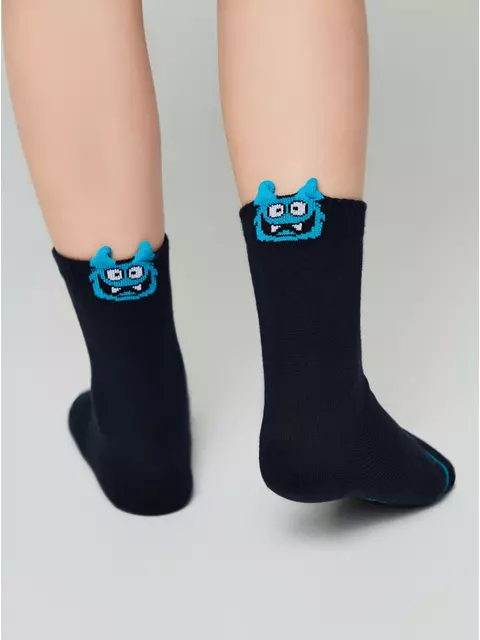 Носки детские (с пикотом) tip-top 973 темно-синий, 23С-110СП, 16, CONTE-KIDS,  - 3