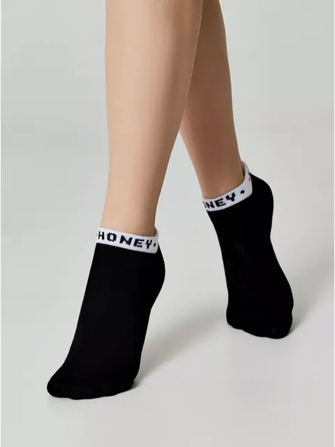 Носки женские (короткие) esli basic 595 черный, 20С-39СПЕ, 36-39 (23-25), ESLI,  - 2