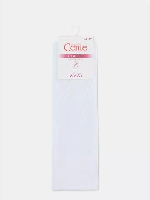 Гольфы женские conte classic 007 белый, 23С-152СП, 36-39 (23-25), CONTE ELEGANT,  - 7
