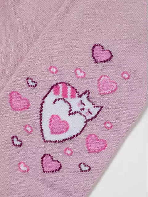 Колготки детские tip-top 679 пепельно-розовый, 4С-04СП, 128-134 (20), CONTE-KIDS,  - 4