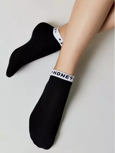 Носки женские (короткие) esli basic 595 черный, 20С-39СПЕ, 36-39 (23-25), ESLI,  - 3