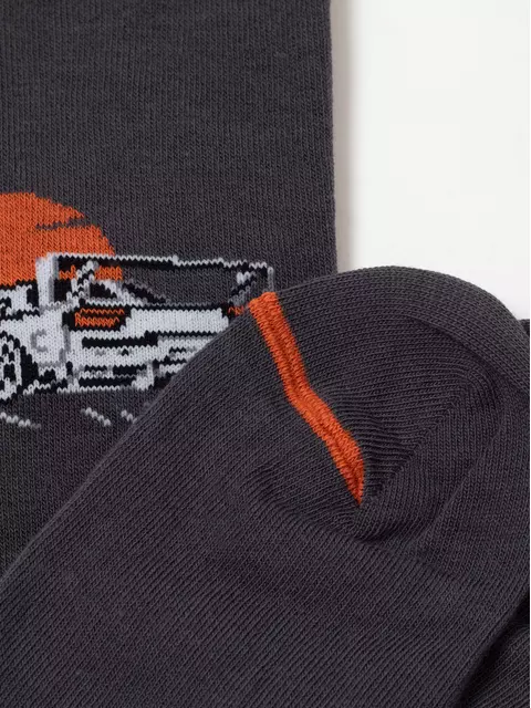 Колготки детские tip-top 684 темно-серый, 4С-04СП, 116-122 (18), CONTE-KIDS,  - 5