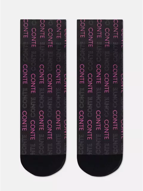 Плотные женские носки с рисунком «conte fantasy» 914 mix, 22С-56СП, 36-39 (23-25), CONTE ELEGANT,  - 4