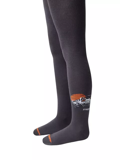 Колготки детские tip-top 684 темно-серый, 4С-04СП, 116-122 (18), CONTE-KIDS,  - 2