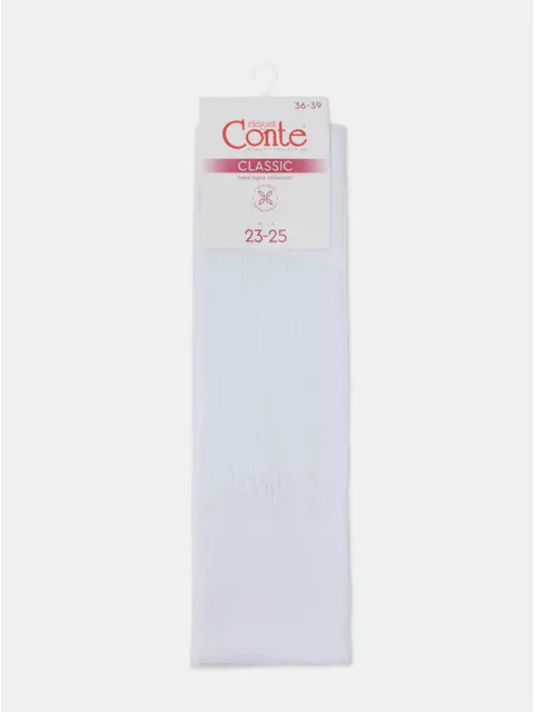 Гольфы женские conte classic 006 белый, 23С-152СП, 36-39 (23-25), CONTE ELEGANT,  - 6