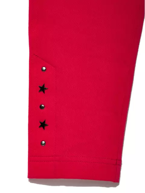 Джеггинсы с металлическим декором vegas risky red, 18С-691ТСП, 170-94/S, CONTE ELEGANT,  - 6