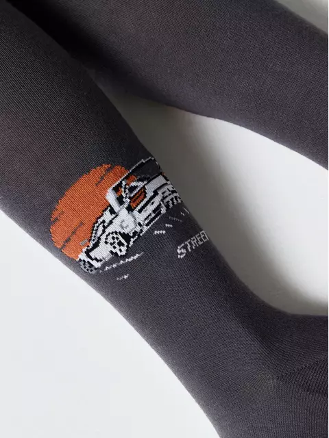 Колготки детские tip-top 684 темно-серый, 4С-04СП, 116-122 (18), CONTE-KIDS,  - 3