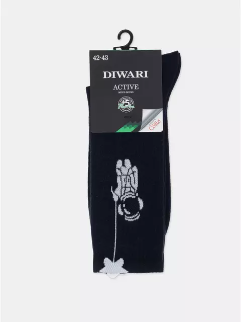 Носки мужские diwari active 975 темно-синий, 23С-141СП, 42-43 (27), DIWARI,  - 5
