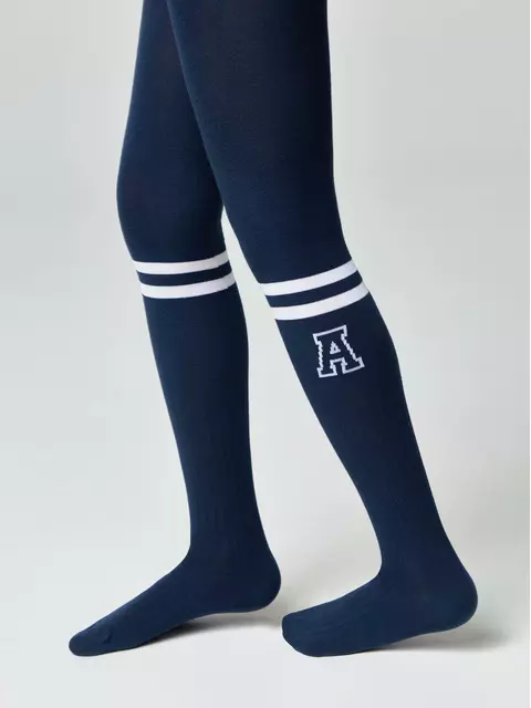 Колготки детские tip-top 680 темно-синий, 4С-06СП, 150-152 (22), CONTE-KIDS,  - 4