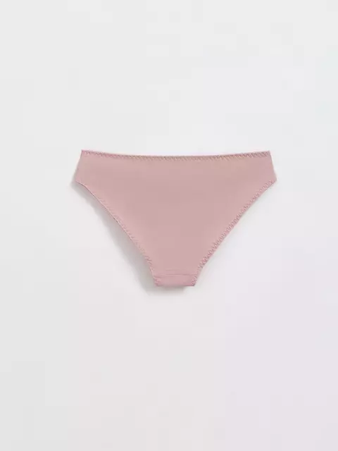 Трусы женские «бикини» из хлопка basic collection lb 2002.12 wood rose, 22С-2304ТСП, 102/L, CONTE ELEGANT,  - 5