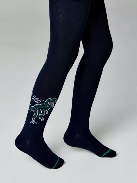 Колготки детские tip-top 690 темно-синий, 4С-04СП, 128-134 (20), CONTE-KIDS,  - 4