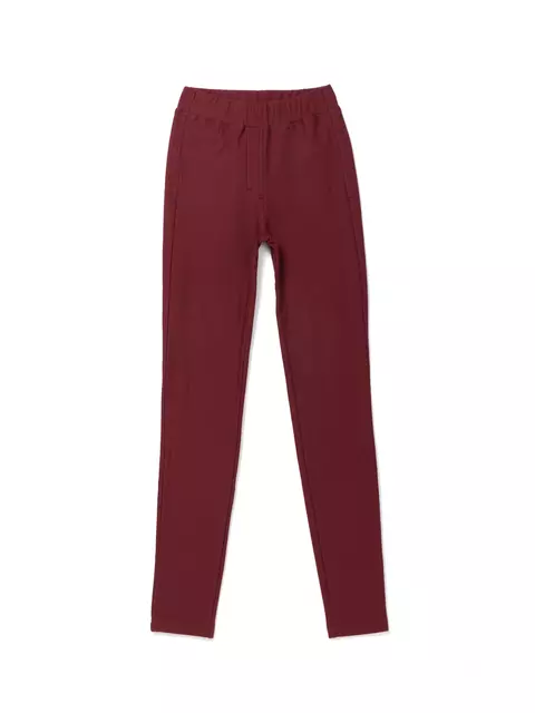 Экстрамягкие джеггинсы с высокой посадкой и термоэффектом windy+ dark bordo, 18С-559ТСП, 170-114/3XL, CONTE ELEGANT,  - 3