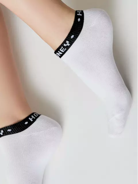 Носки женские (короткие) esli basic 595 белый, 20С-39СПЕ, 36-39 (23-25), ESLI,  - 4