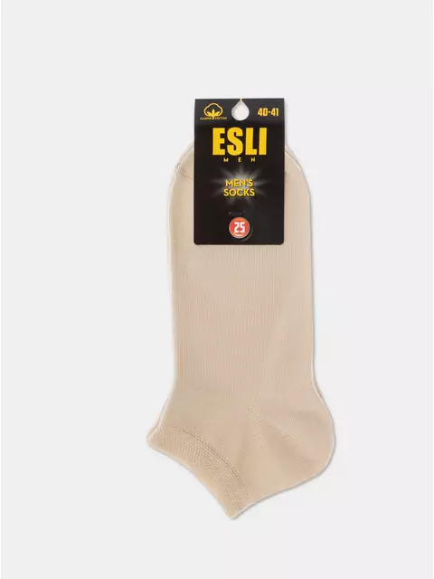 Короткие мужские носки esli 000 бежевый, 19С-146СПЕ, 40-41 (25), ESLI,  - 3