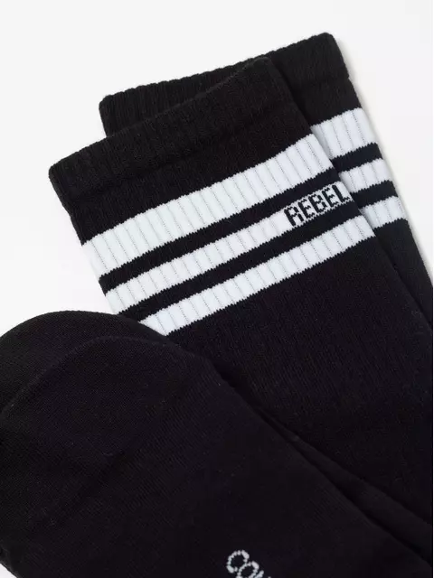 Хлопковые женские гольфы classic 009 черный, 23С-155СП, 36-39 (23-25), CONTE ELEGANT,  - 6