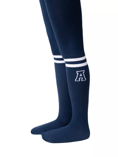 Колготки детские tip-top 680 темно-синий, 4С-06СП, 150-152 (22), CONTE-KIDS,  - 5