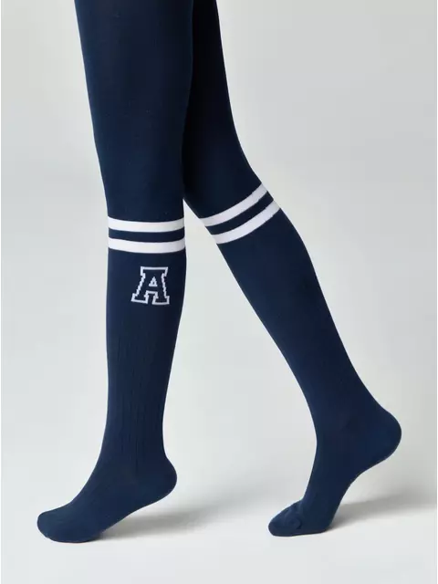 Колготки детские tip-top 680 темно-синий, 4С-06СП, 150-152 (22), CONTE-KIDS,  - 2