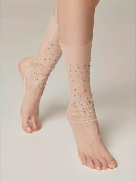 Носки женские esli ns001 beige, , 36-43 (23-29), ESLI, - 1