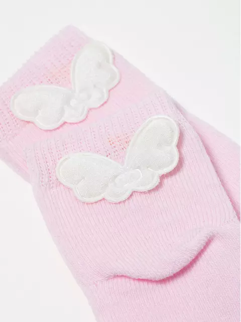 Носки детские tip-top с крылышками 389 cветло-розовый, 18С-157СП, 12, CONTE-KIDS,  - 2
