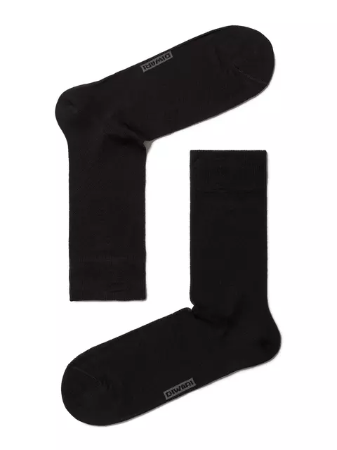 Летние тонкие мужские носки diwari classic cool effect 010 черный, 7С-23СП, 44-45 (29), DIWARI,  - 2