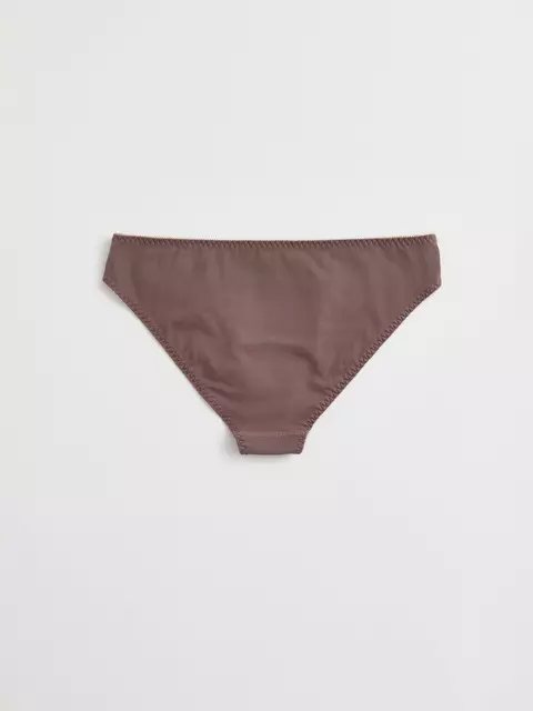 Трусы женские «бикини» из хлопка basic collection lb 2002.12 dark cappuccino, 22С-2304ТСП, 106/XL, CONTE ELEGANT,  - 4
