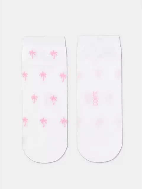 Носки женские (короткие) active 589 белый-розовый, 23С-111СП, 36-37 (23), CONTE ELEGANT,  - 5