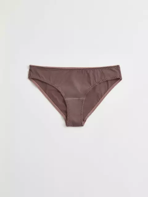 Трусы женские «бикини» из хлопка basic collection lb 2002.12 dark cappuccino, 22С-2304ТСП, 106/XL, CONTE ELEGANT,  - 3