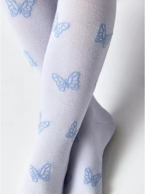 Колготки детские tip-top 678 бледно-фиолетовый, 4С-04СП, 116-122 (18), CONTE-KIDS,  - 2