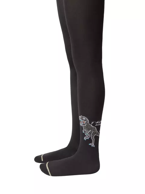 Колготки детские tip-top 690 графит, 4С-04СП, 116-122 (18), CONTE-KIDS,  - 2