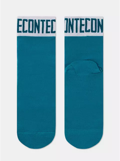 Носки женские вискозные (удлиненные) active 273 темно-бирюзовый-белый, 21С-24/1СП, 36-37 (23), CONTE ELEGANT,  - 3